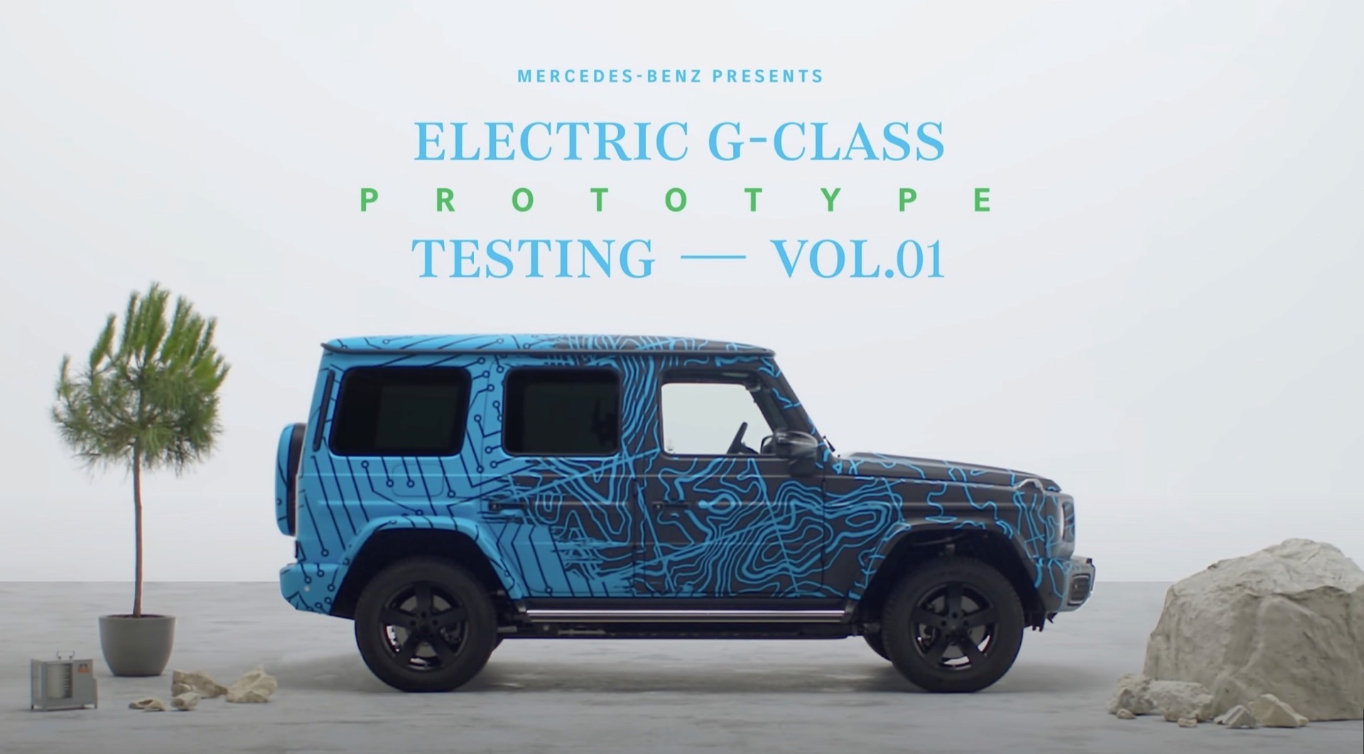 Still from Electric G-Class Prototype Testing, Vol. 01 (80th)
