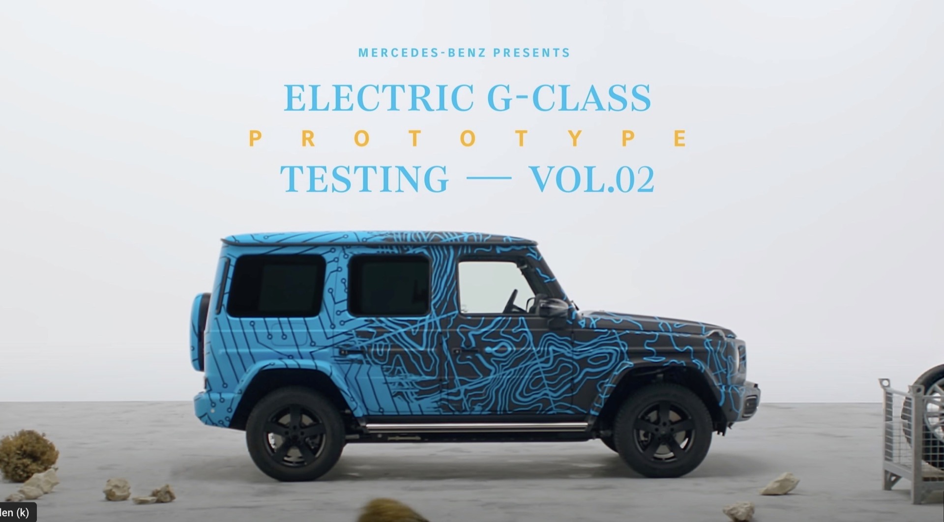 Still from Electric G-Class Prototype Testing, Vol. 02 (90th)