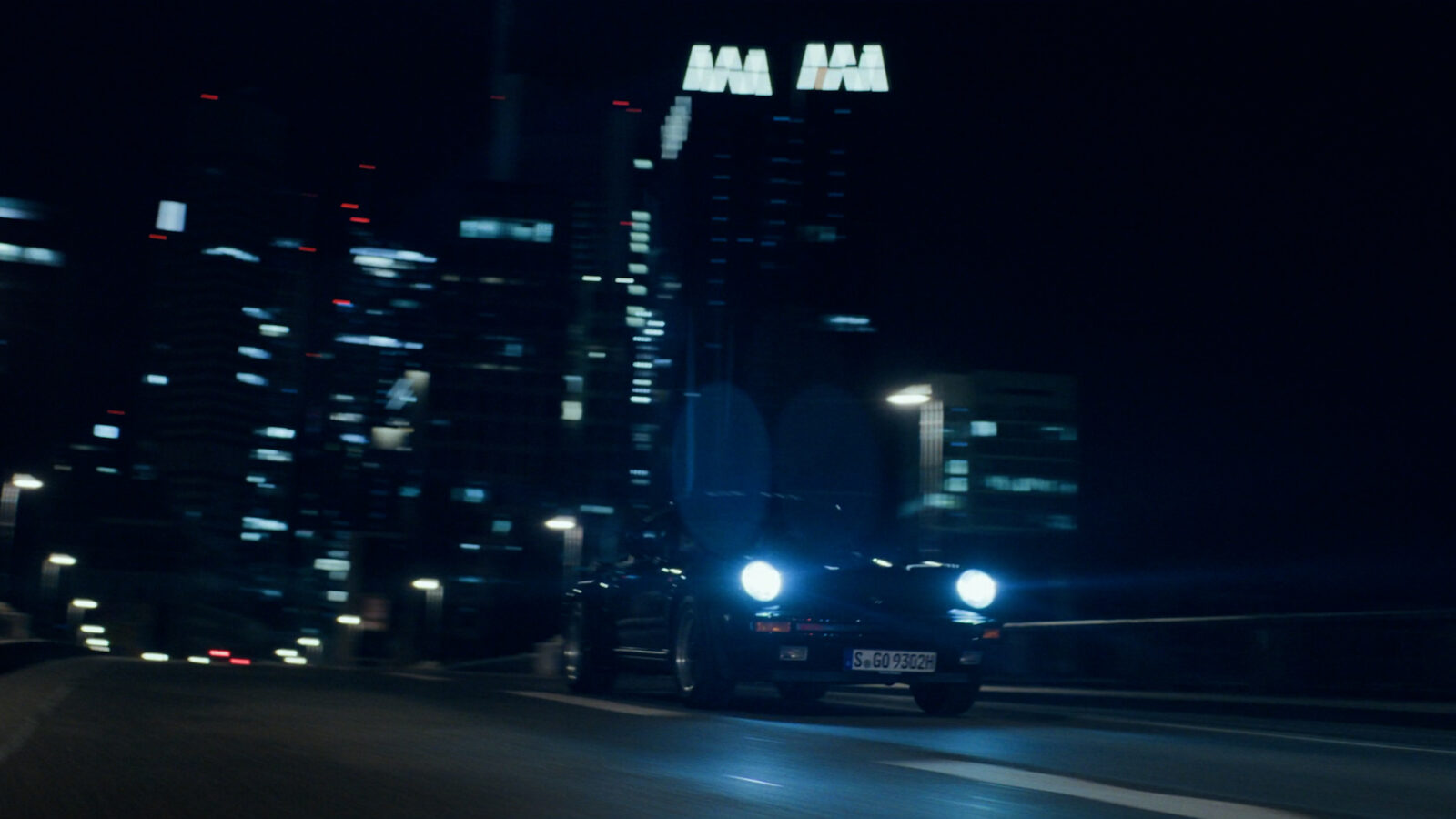 Still from Porsche Night Light